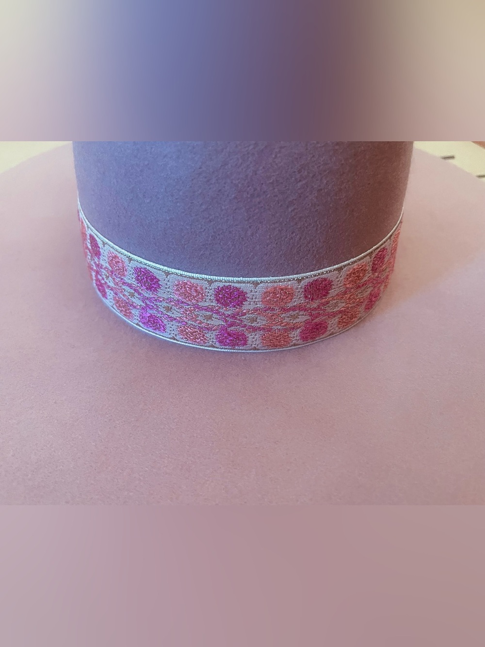 Brand New Lack of Color Floral Fedora Hat - Picture 5 of 15